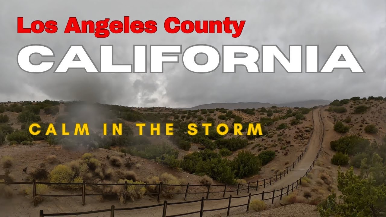 Stormy Day Walk at Barrel Springs Trail | Palmdale California Nature Walk During Los Angeles Storm