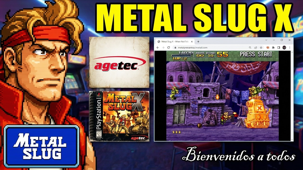 Jugar al Metal Slug X de la PlayStation