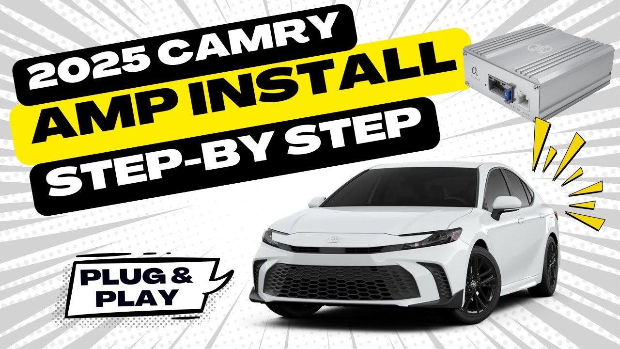 2025 Toyota Camry Amplifier Install!  | Full DIY Guide + Screen Removal (Beat-Sonic Plug & Play)