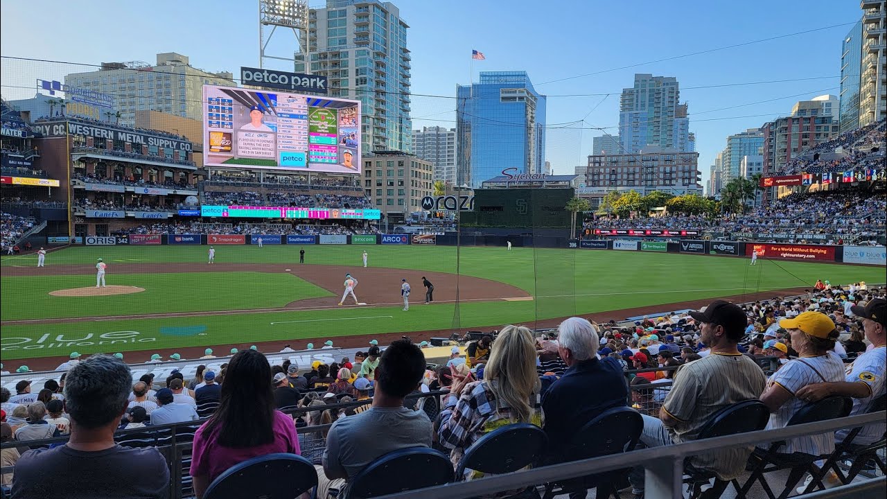 Padres-Dodgers Game at Petco Park in San Diego