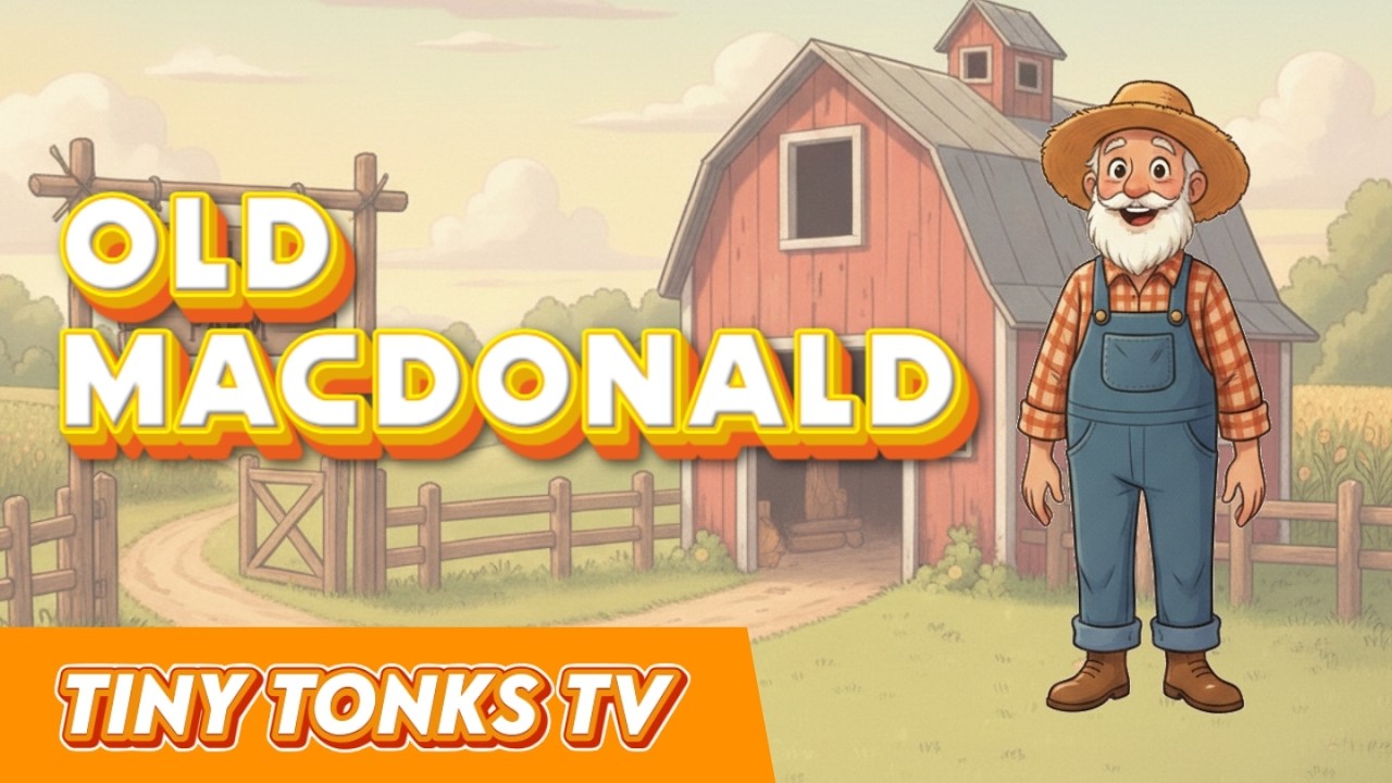 Old Macdonald Had a Farm Nursery Rhyme and Kids Song