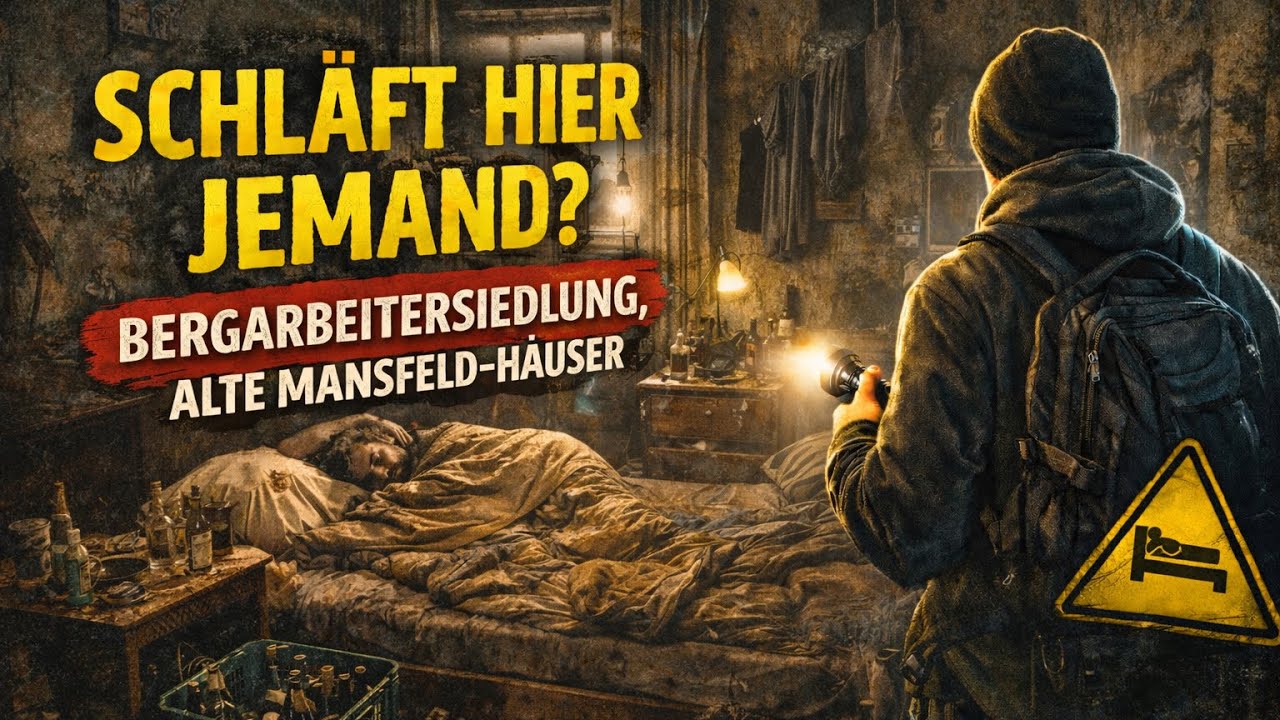Schläft Hier jemand? Bergarbeitersiedlung,Alte Mansfeld-Häuser