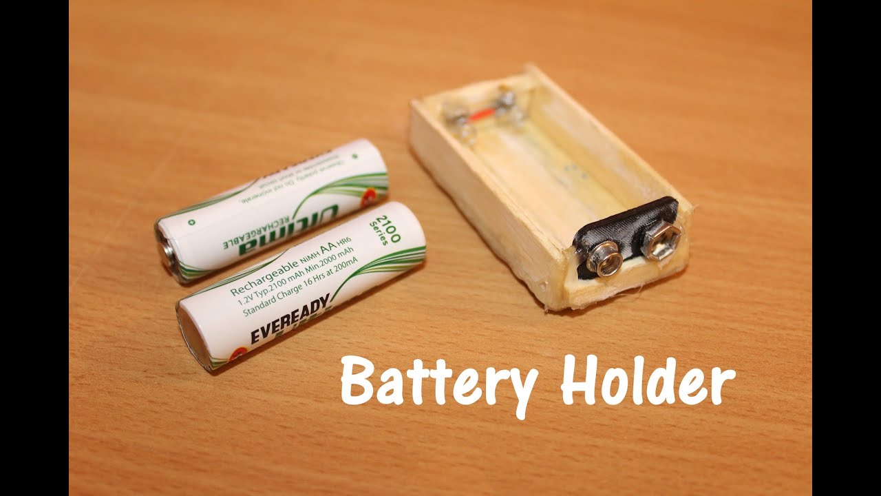 How to make a Battery Holder at Home - Easy