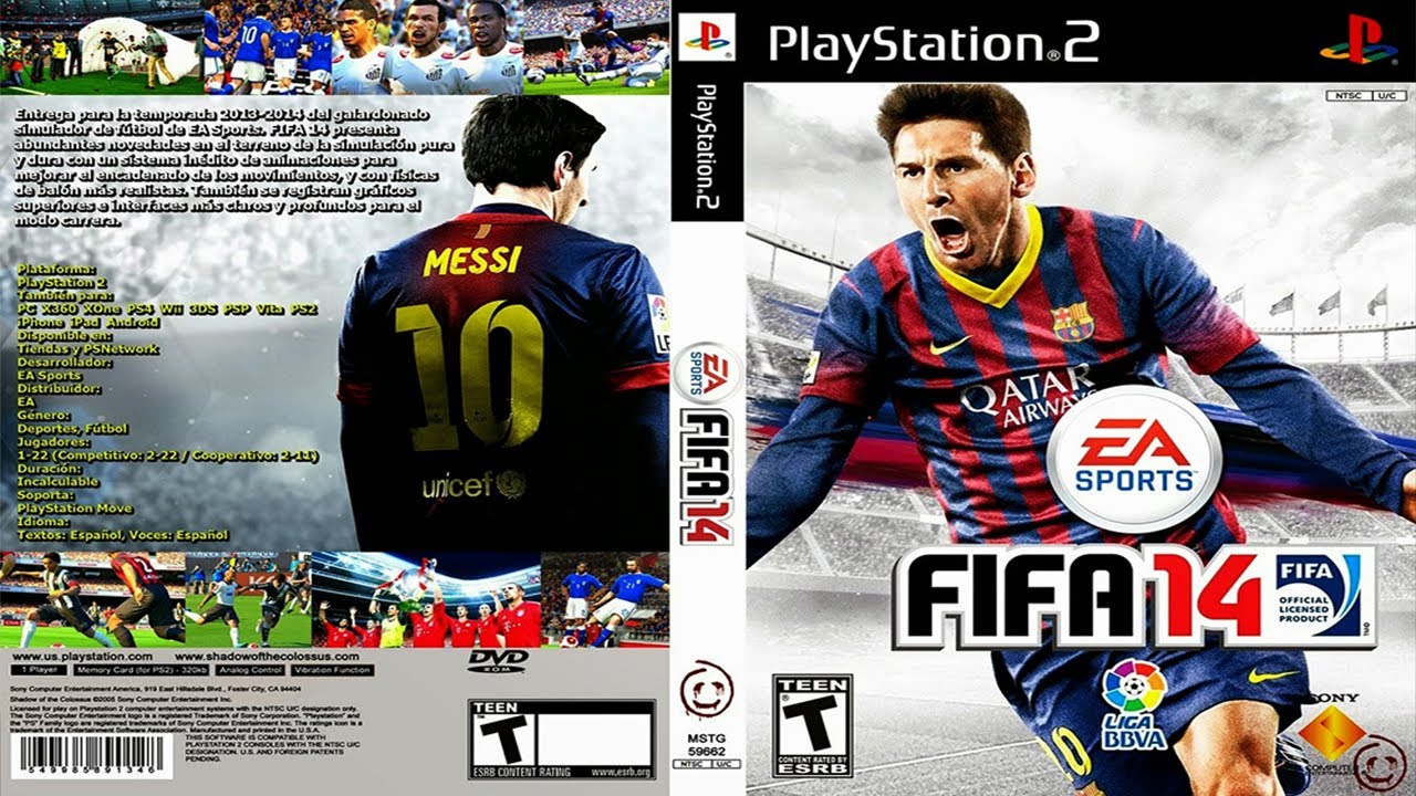 ¡EL ULTIMO FIFA EN PS2! Fifa 14 PS2 Gameplay & Review