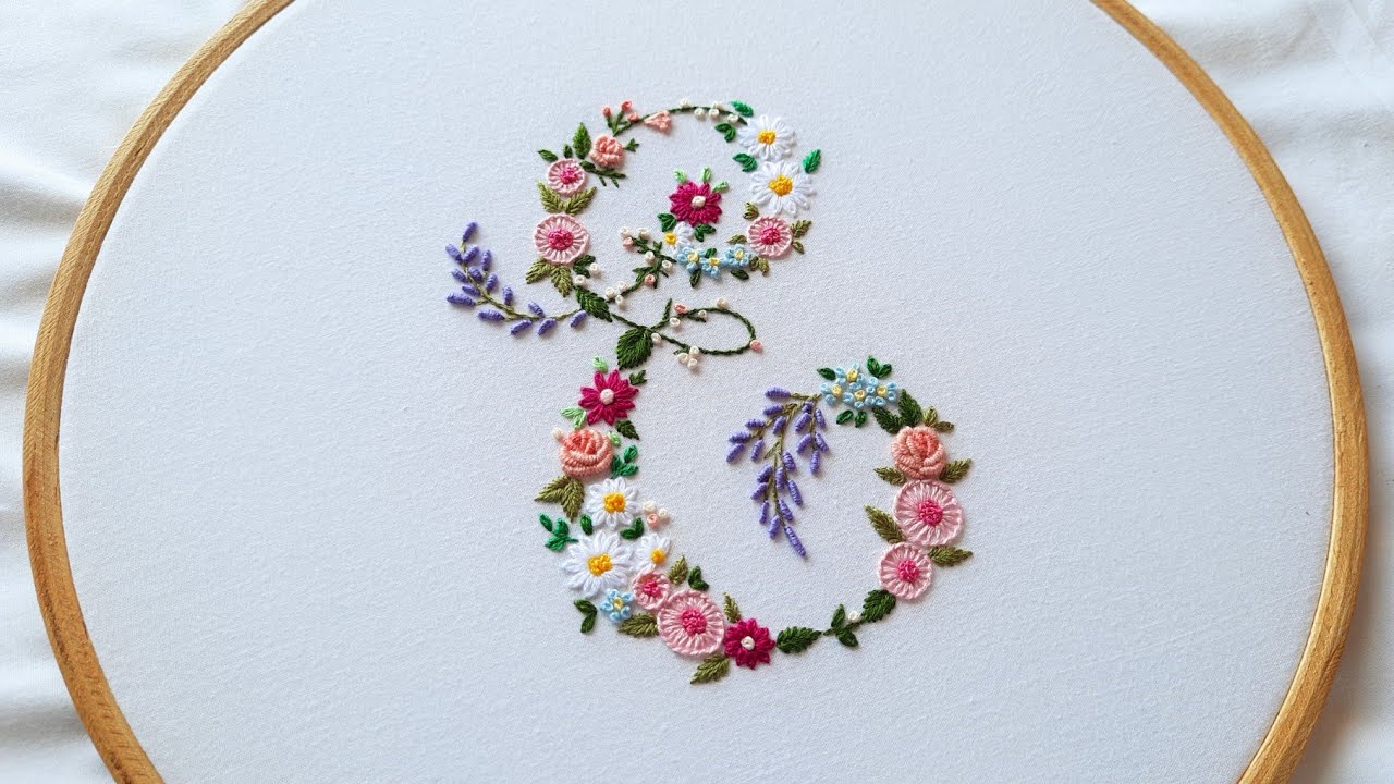 Floral alphabet 