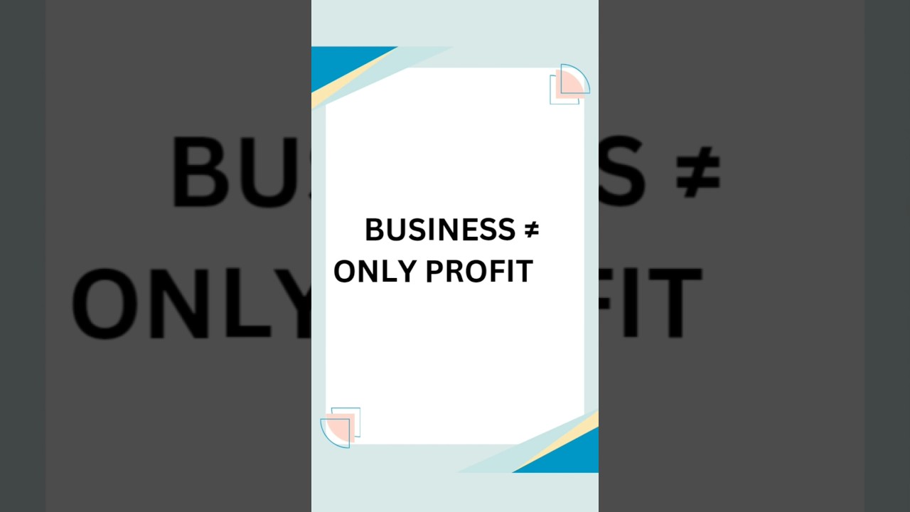 Business sirf profit ke liye nahi hota 😱 | Social Objective explained 🔥
