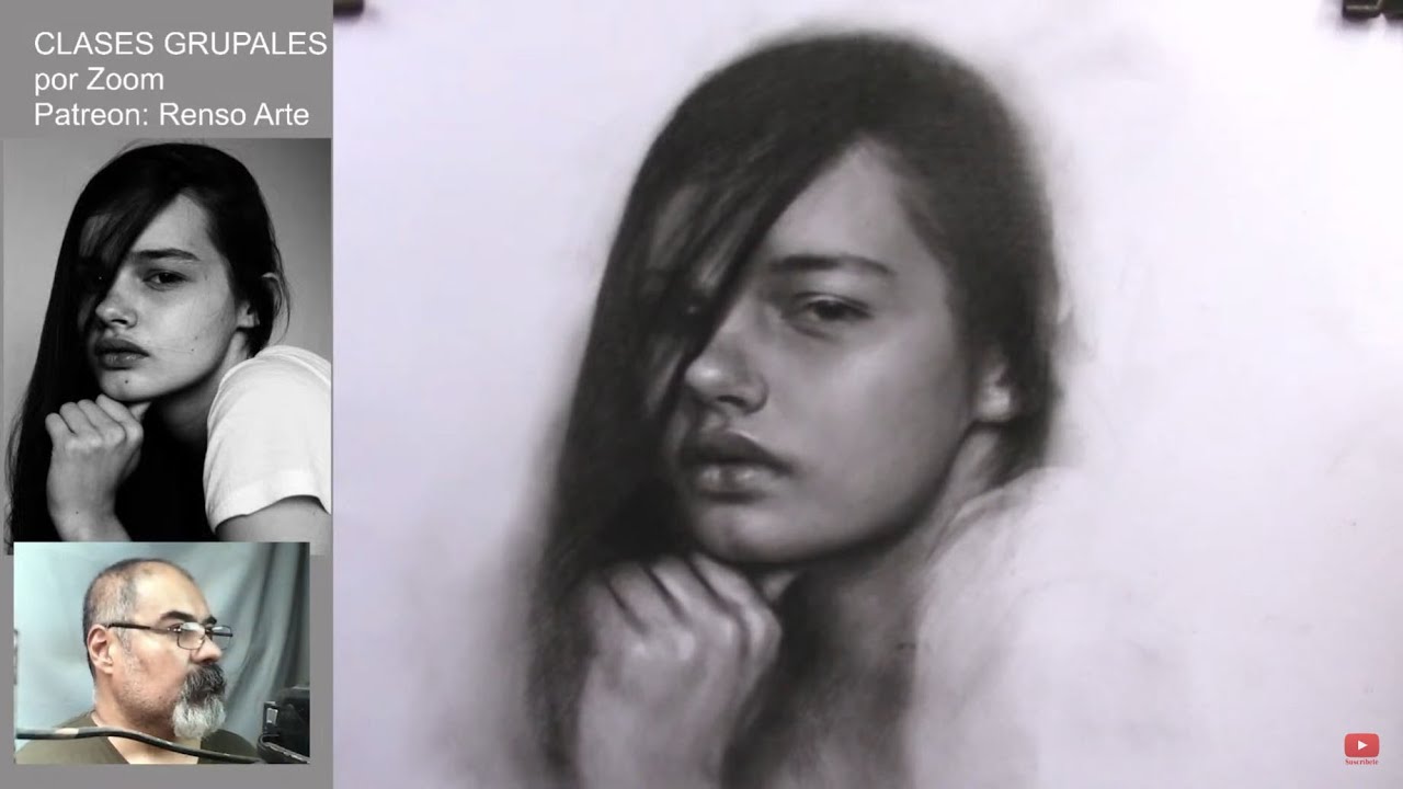El truco Definitivo para difuminar carbón y crear retratos realistas