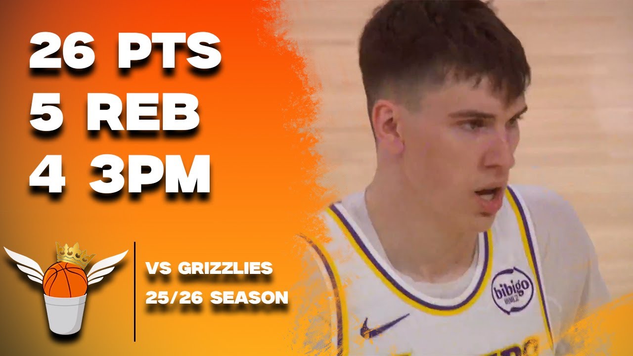 Jake LaRavia 26 Points vs Grizzlies Full Highlights! (1/4/2026)