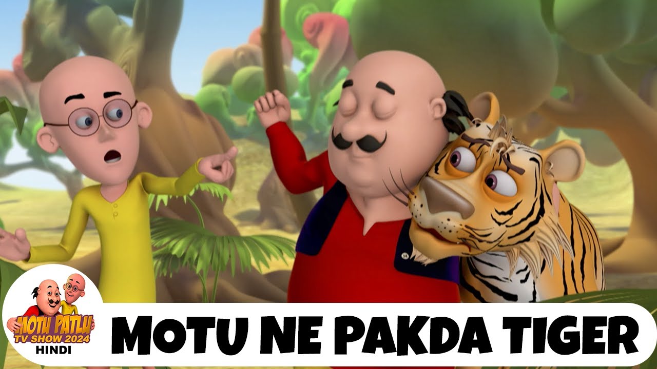 Motu Ne Pakda Tiger | Comedy Funny Cartoon | मोटू पतलू | Full Special Ep | Motu Patlu Show 2024