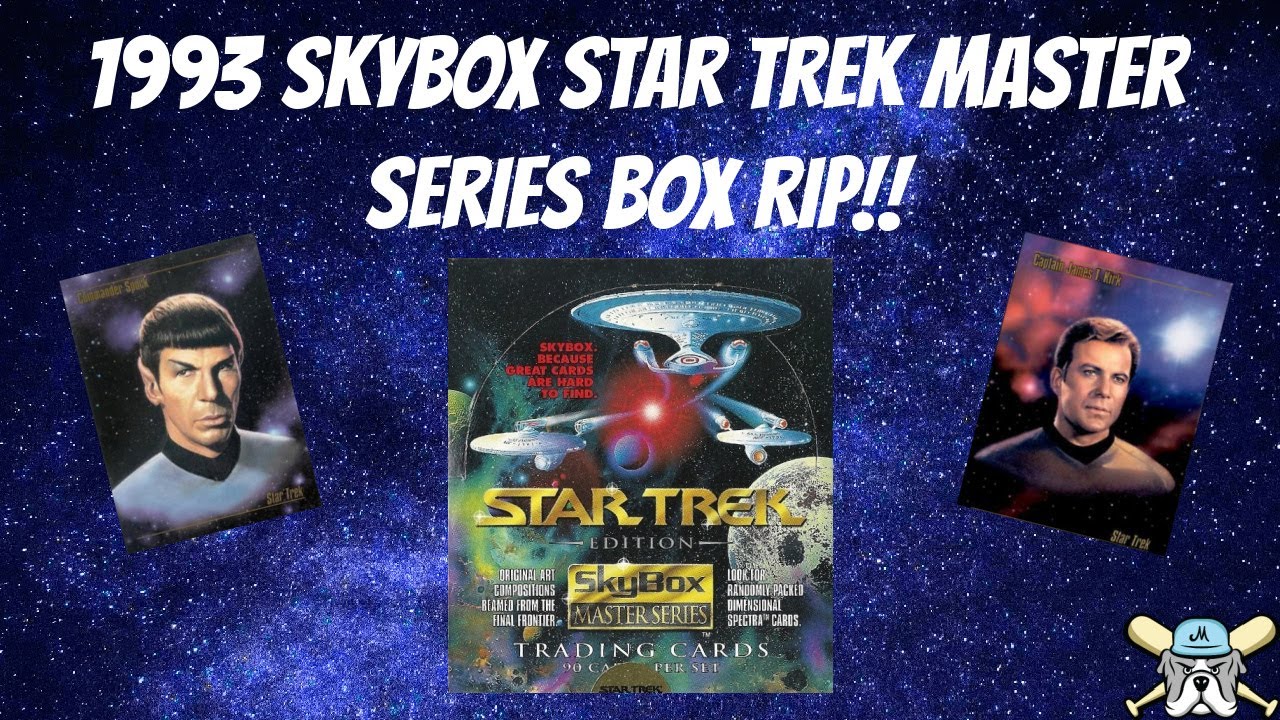 1993 Skybox Star Trek Master Series Box Rip! Classic 1990's Non-Sports Set!