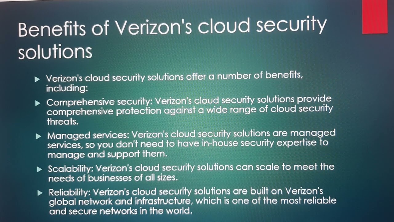 Verizon Cloud Security Deep Dive Enhancing VDRs  Shahrukh Technology