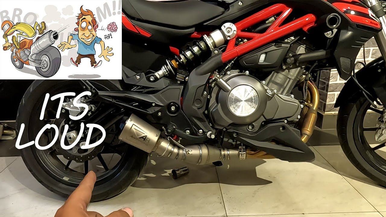Benelli 302s Titanium Exhaust