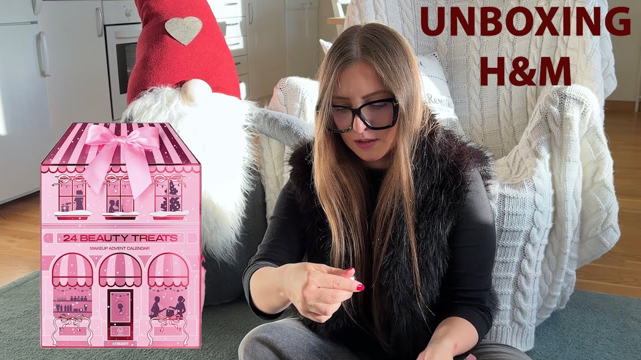 Unboxing calendar advent H&M 💋 I Merită calendarul de machiaj de la H&M? | Îl desfacem împreună! 🎁👀