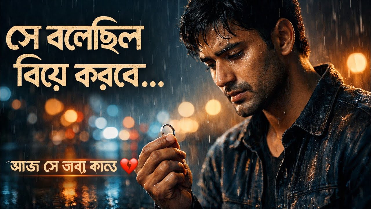 সে বলেছিল আমাকে বিয়ে করবে… 💔 | প্রতিশ্রুতির ভাঙা আঙটি | Very Sad Breakup Song Bangla 2026 | Heart 