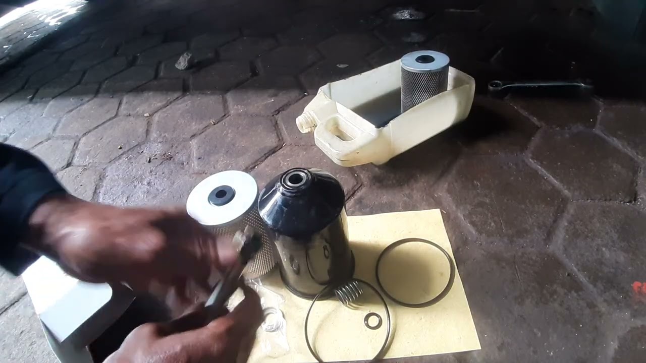 @rutinitas penggantian saringan solar
