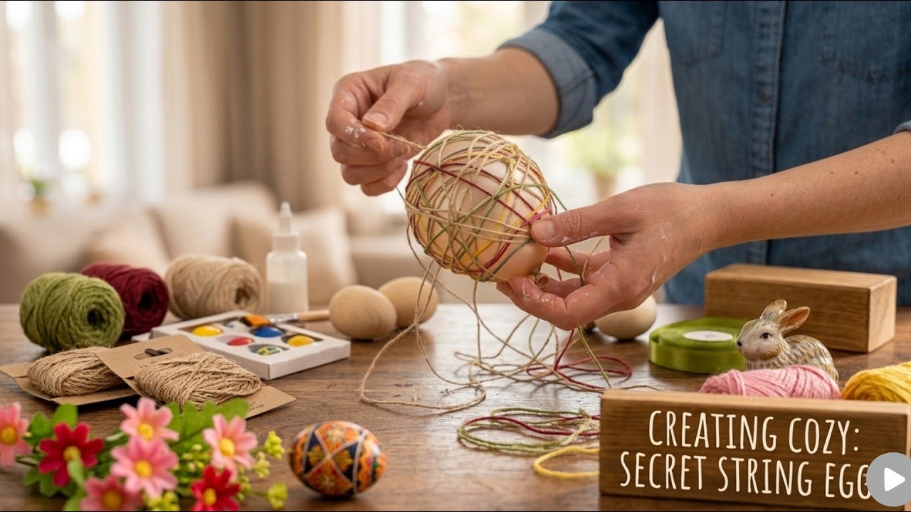 I wrapped some thread around the balloon and... SHOCK! 🎈🧶 You've never seen such luxurious decor! ✨