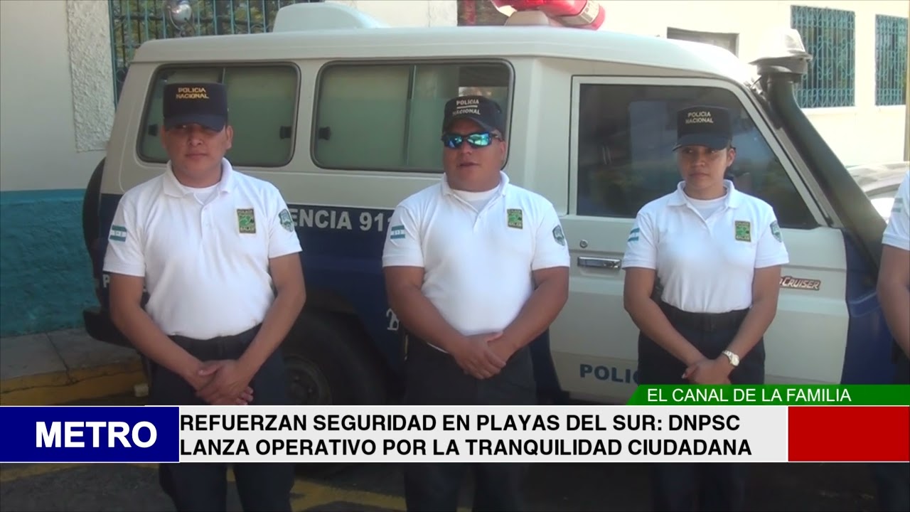 REFUERZAN SEGURIDAD EN PLAYAS DEL SUR DNPSC LANZA OPERATIVO POR LA TRANQUILIDAD CIUDADANA