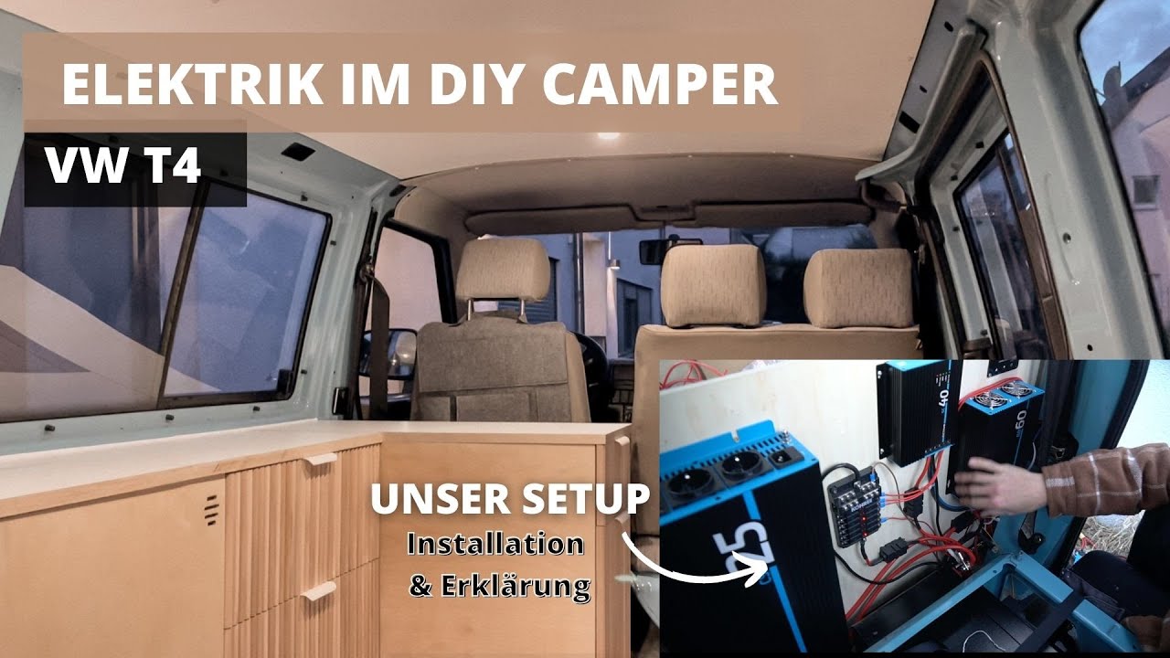ELEKTRIK FÜR JEDEN im DIY Camper | Installation & Erläuterung von unserem Elektrik-Setup!⚡️🚙