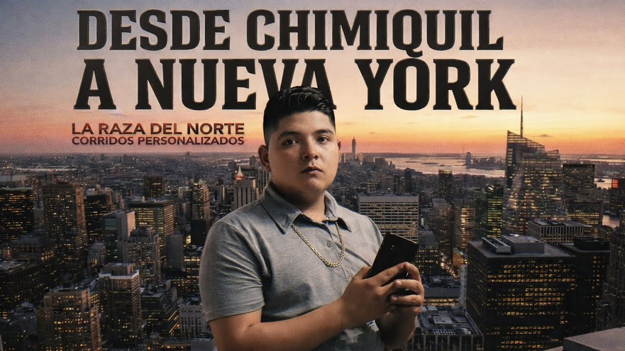 DESDE CHIMIQUIL A NUEVA YORK - LA RAZA DEL NORTE (video personalizado) #corridospersonalizados 
