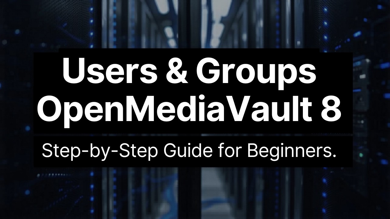 OpenMediaVault 8 SUPERCHARGED: добавление групп и общих папок.