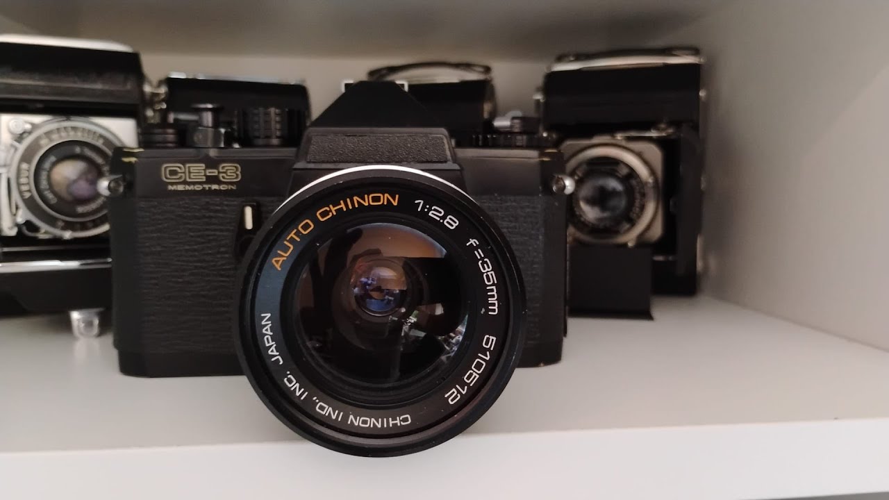 Chinon CE-3 Memotron, приоритет диафрагмы, байонет M42!