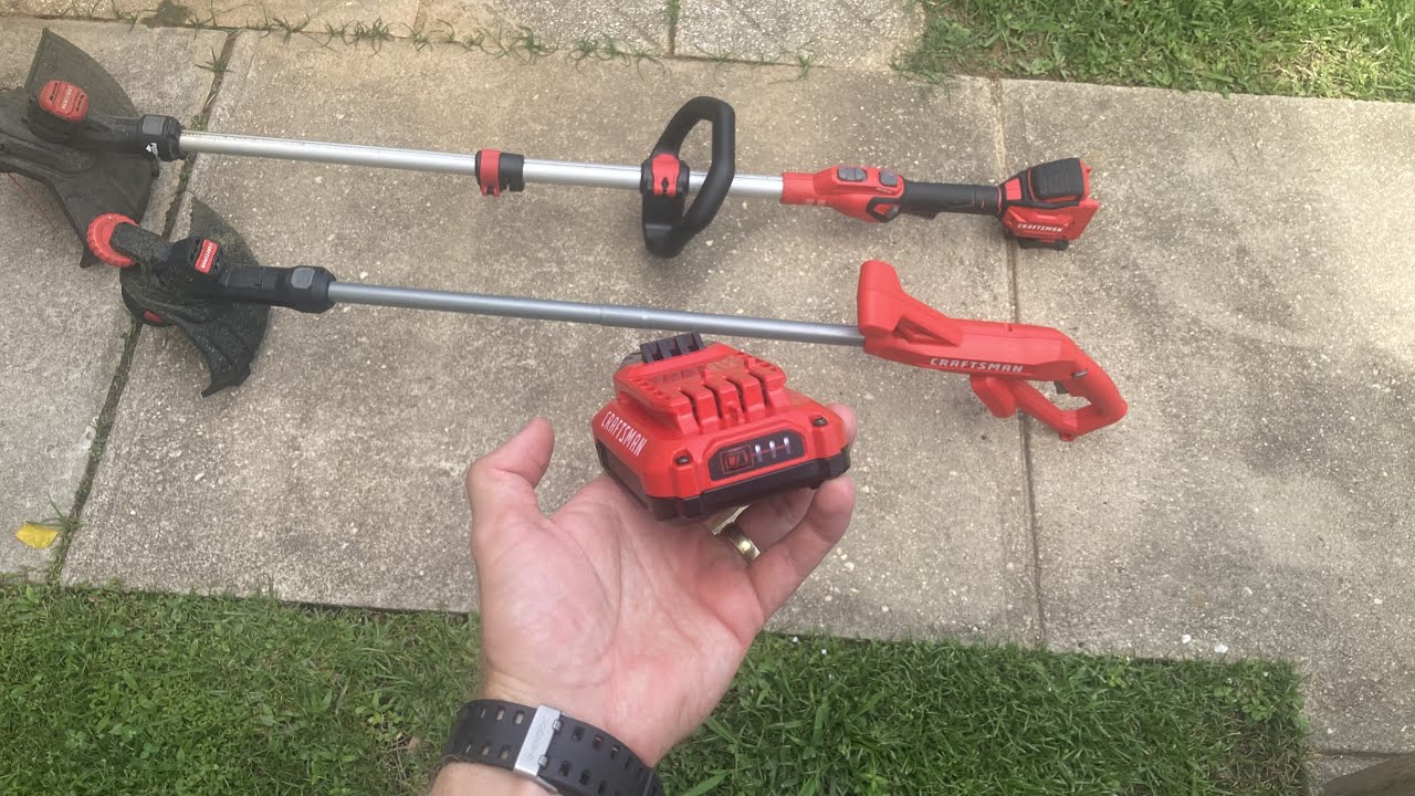 Craftsman V20 Battery Weedeater Review (13&rdquo; and 10&rdquo;) - Battery=Easier