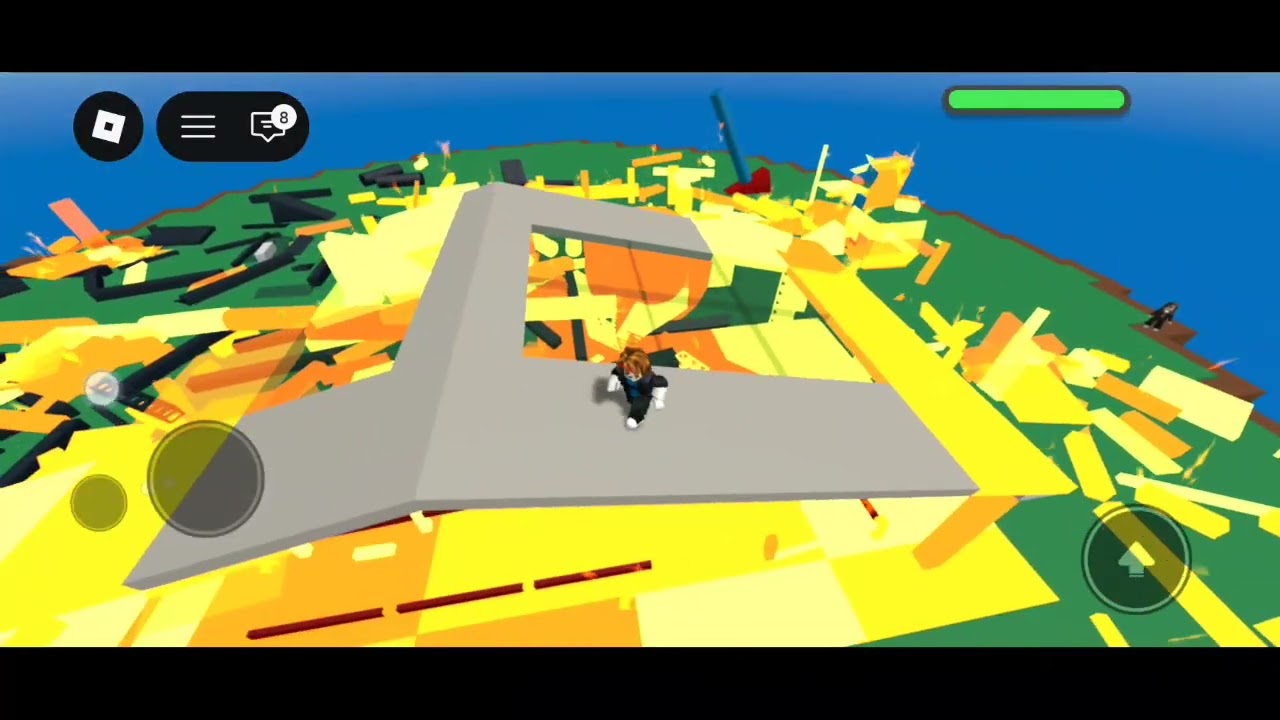 Jugando supervivencia de desastres naturales en roblox y editado