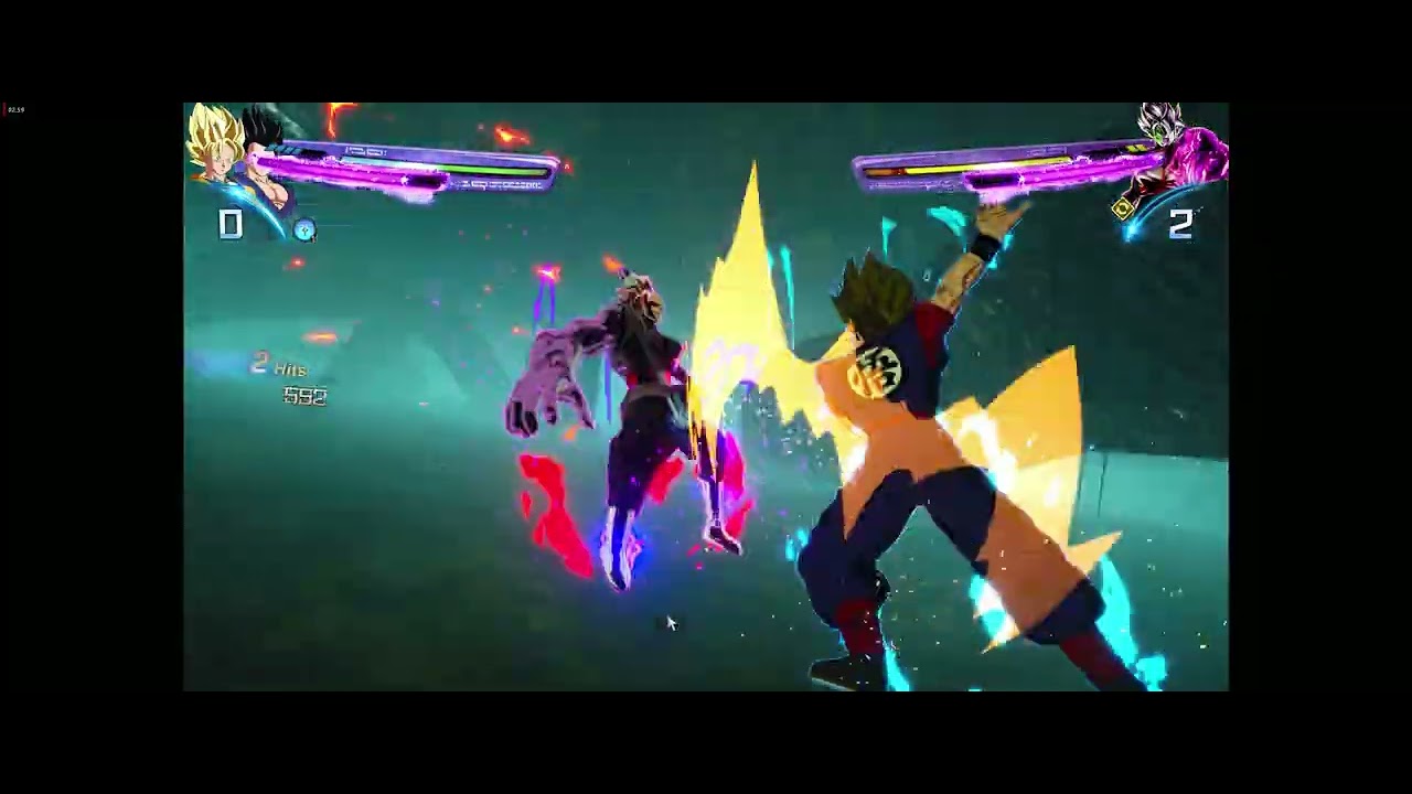 Sparking Zero modded SSJ2 Vegito & Blue Gokhan vs Fused Zamasu (shadow) & unknown Steam4K60