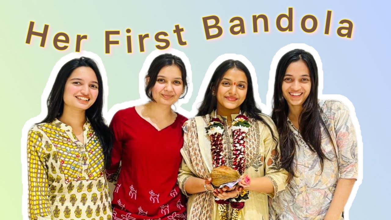 Her First Bandola Ceremony 💛 | Best Friend Special | Marwadi Ritual