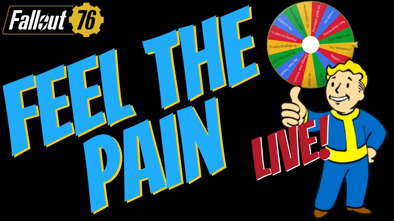 ▶️Fallout 76 Livestream - Wheel Of Pain Part 1