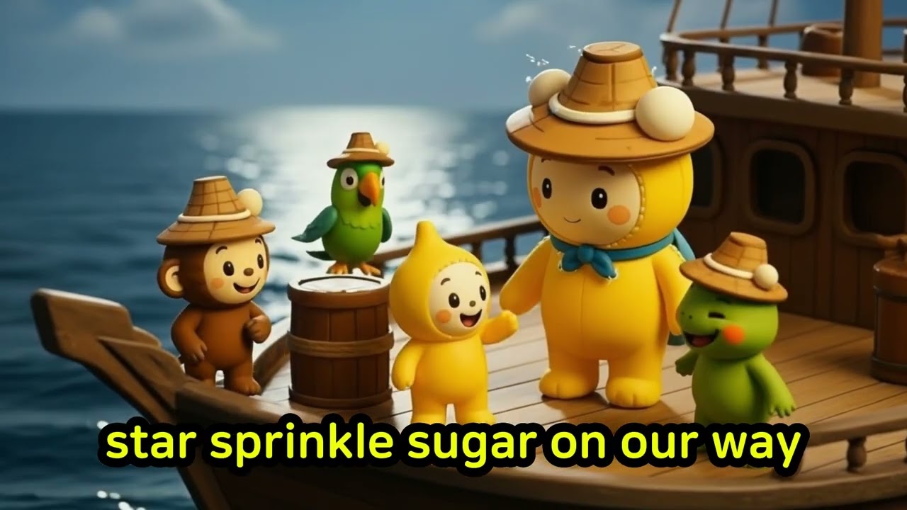 Sleepy Moon Boat | A Soft Bedtime Story Song for Calm and Sweet Dreams