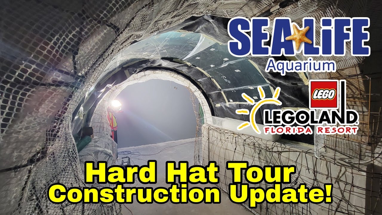 FIRST LOOK! Legoland Florida's NEW SEA LIFE Florida Aquarium Hard Hat Construction Update 3.20.25