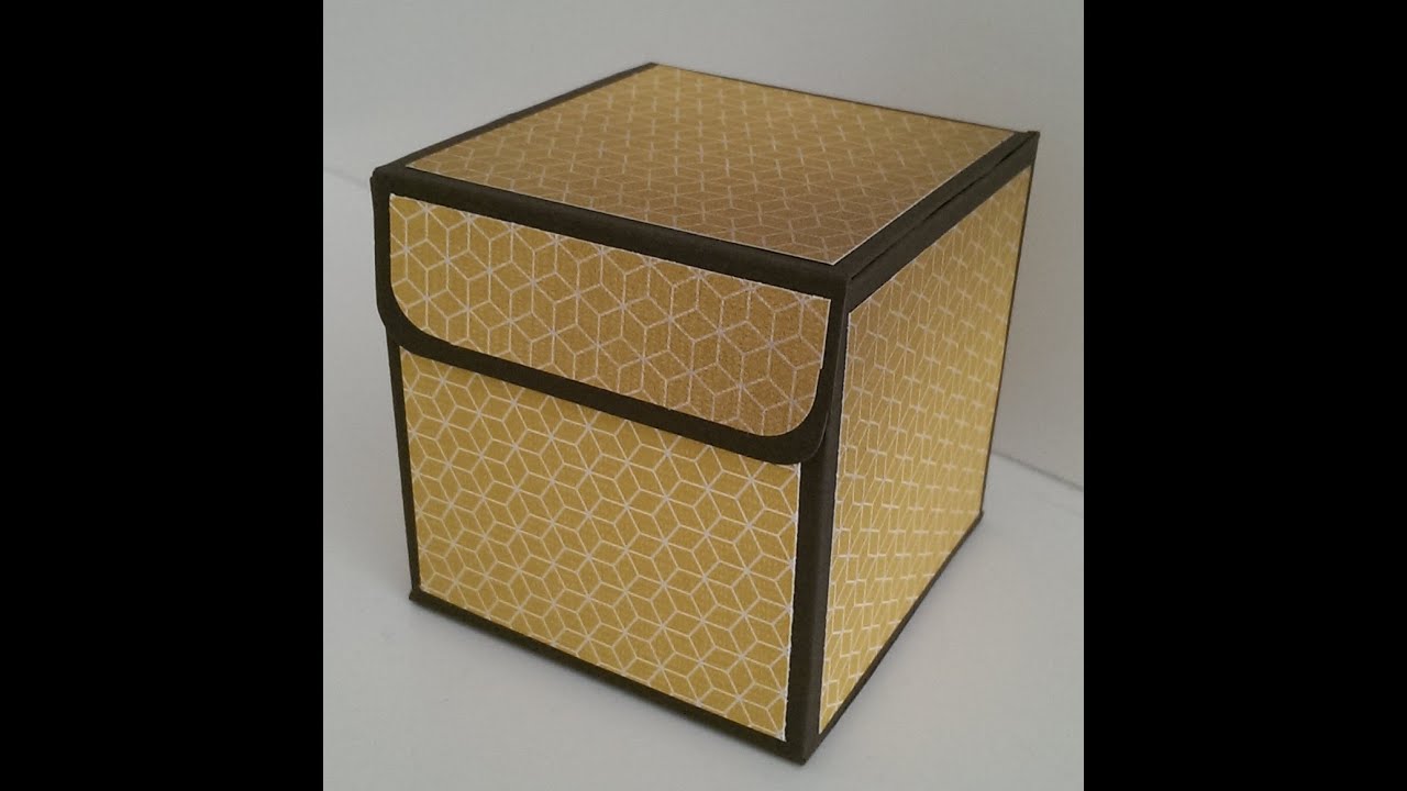 Anleitung Projekt #7: W&uuml;rfelbox mit Geheimverschluss - mit Stampin' Up!