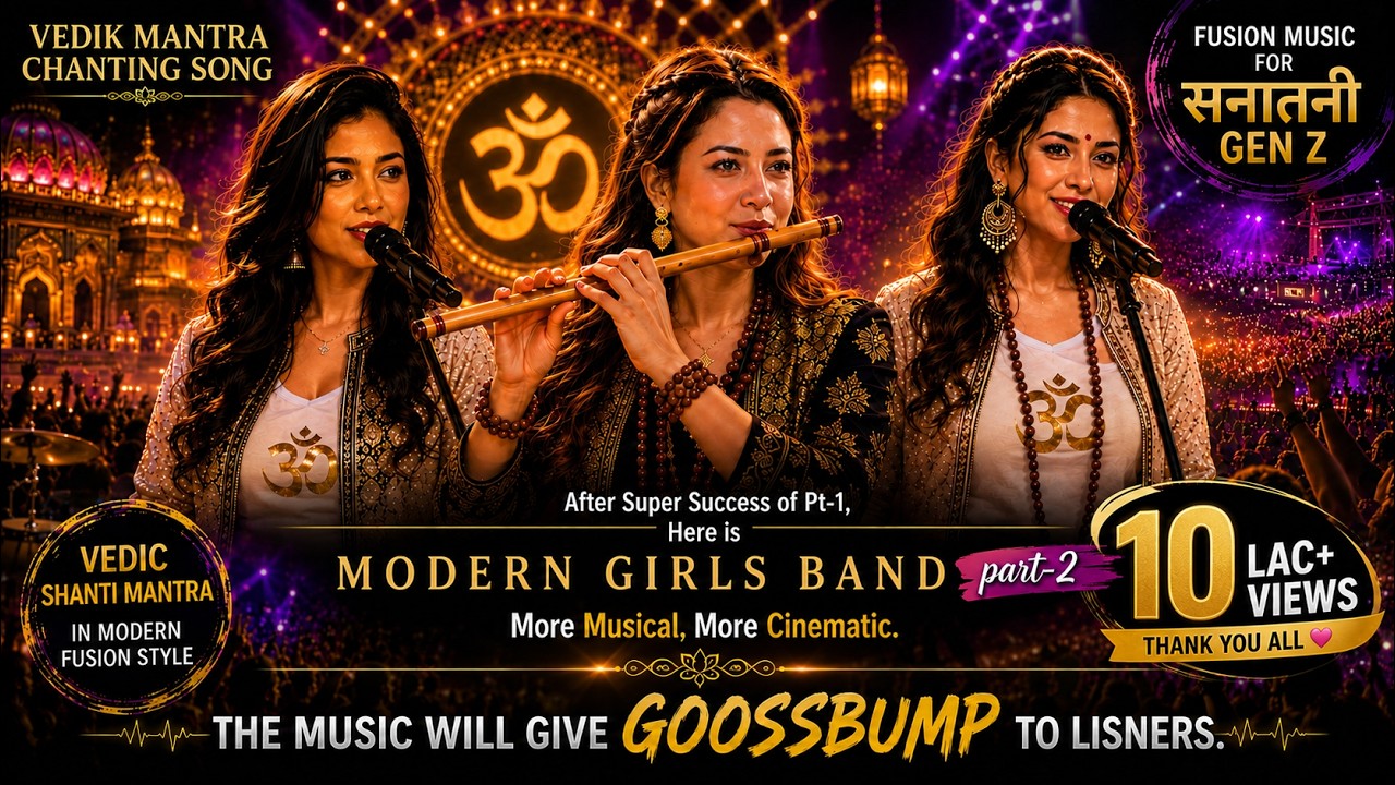 Modern Girls Band Pt-2 | Vedic Shanti Mantra | Fusion Music for सनातनी Gen-Z | Goosebumps Guaranteed