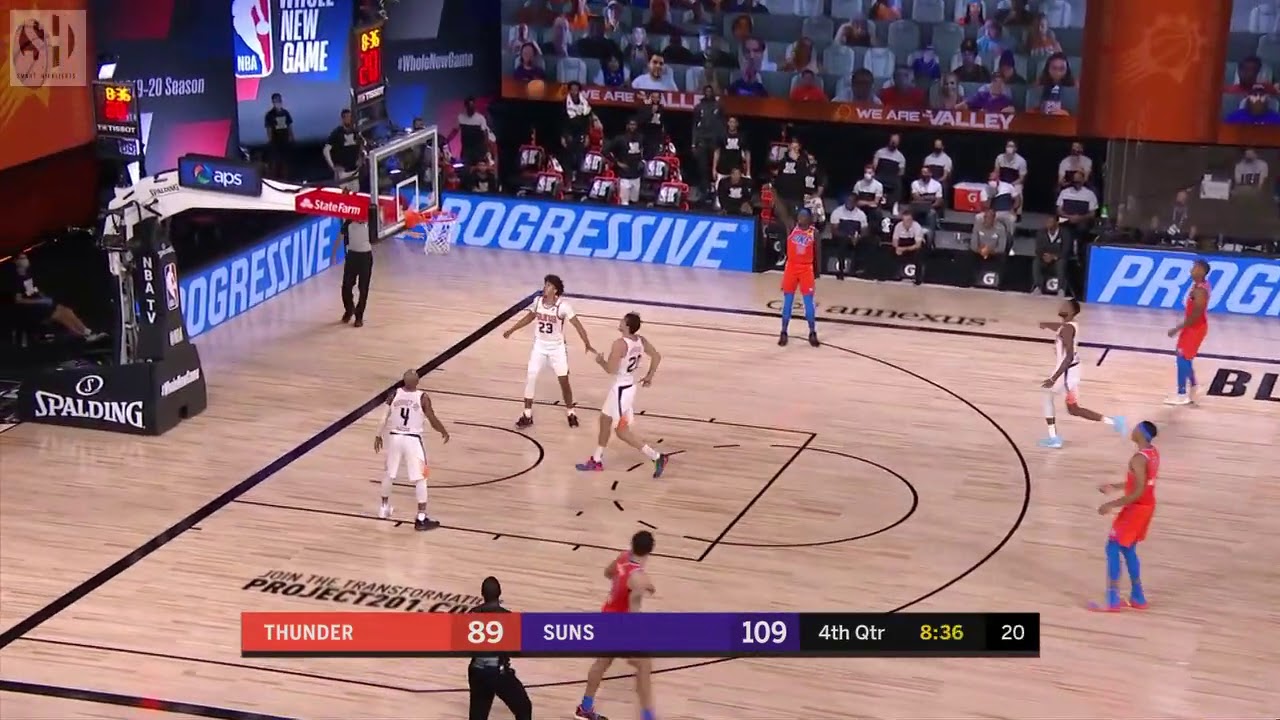 Devon Hall Full Play vs Phoenix Suns | 08/10/20 | Smart Highlights