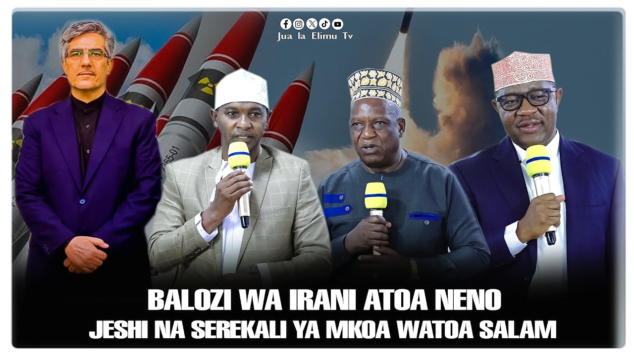 BALOZI WA IRAN ATOA NENO, KAMISHNA WA JESHI, SEREKALI YA MKOA NA WAZIRI ULEGA  WATOA SALAM,