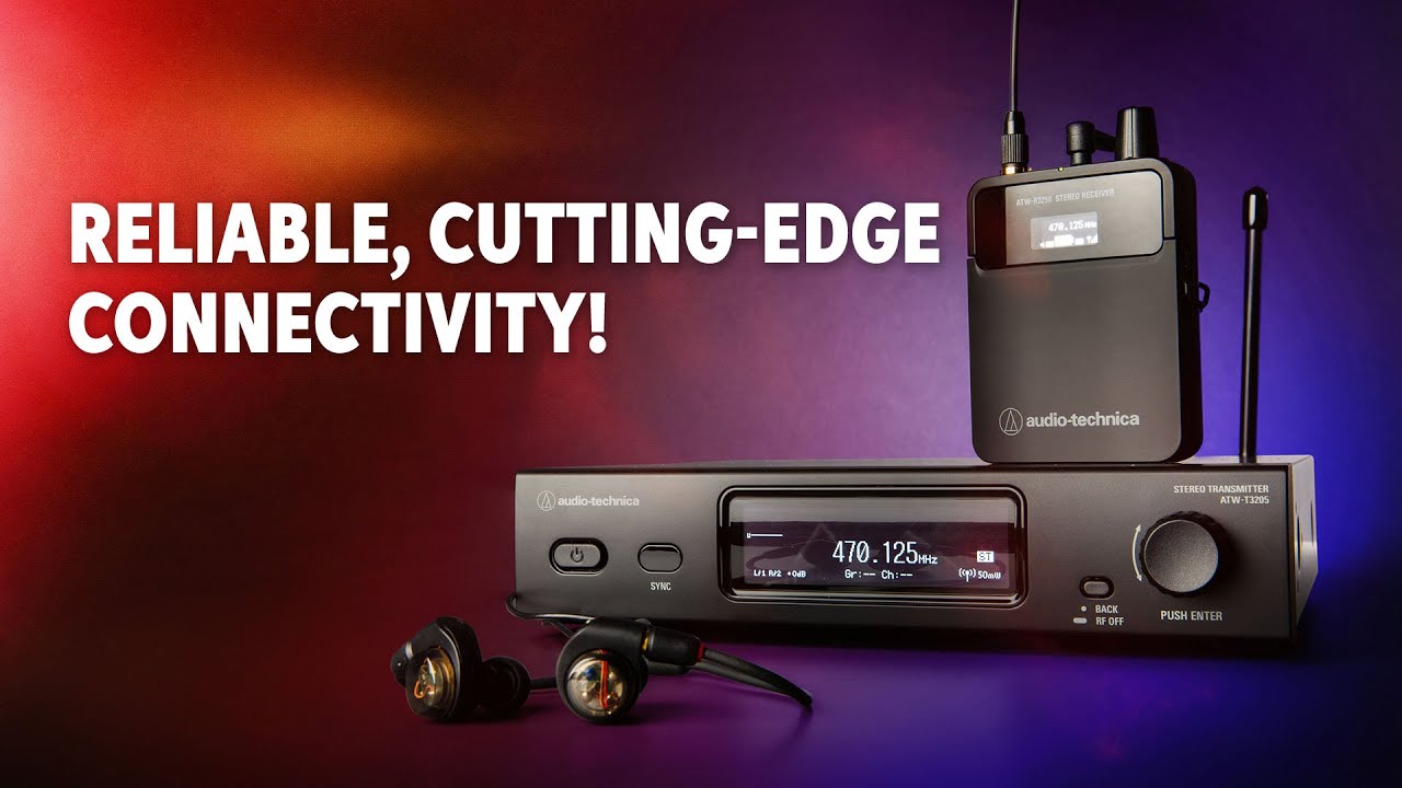 Audio-Technica ATW-3255 In-ear Monitor System Demo