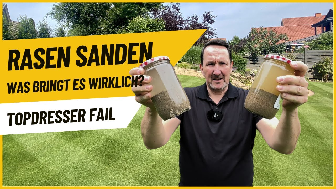 Warum Rasen Sanden? Das Geheimnis für einen Perfekten Rasen!? Schritt für Schritt Anleitung.