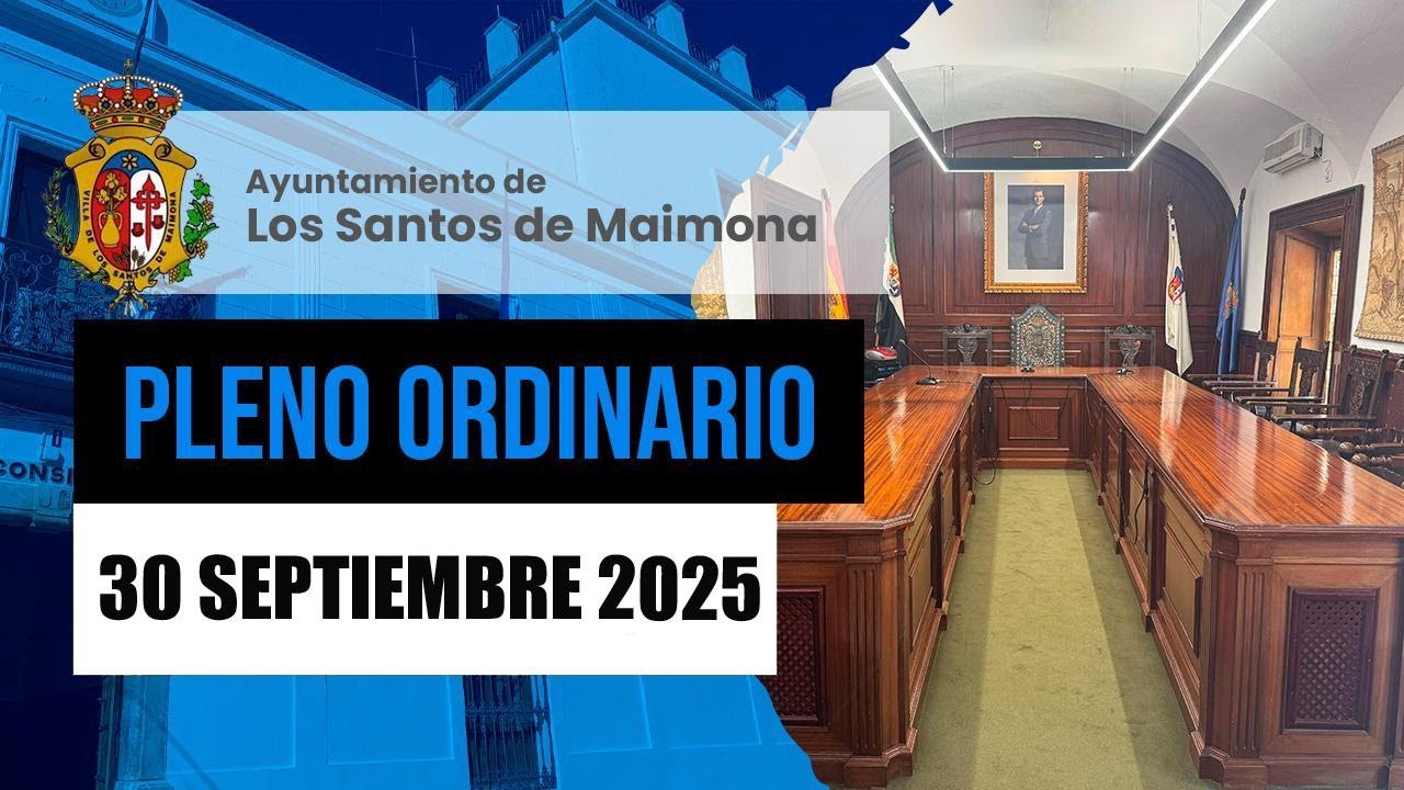 PLENO ORDINARIO 30.09.25