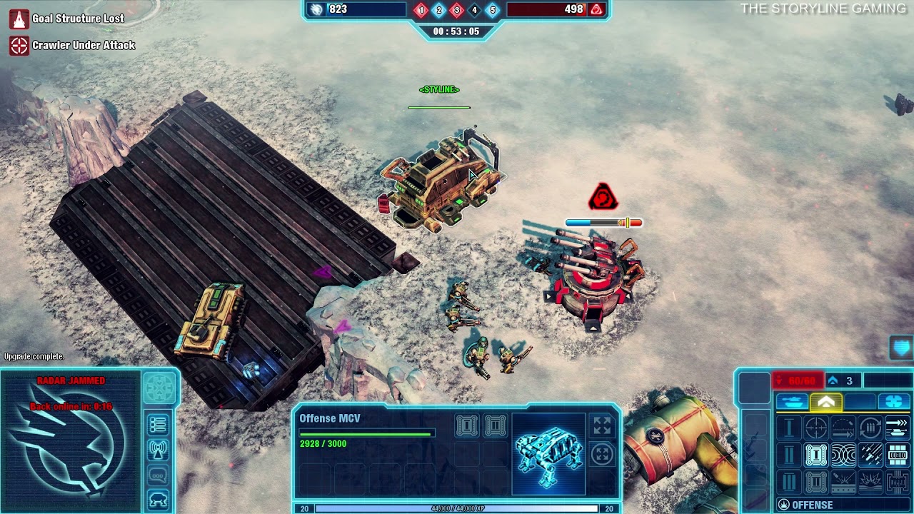 Command & Conquer 4: Tiberian Twilight - 4v4 Skirmish BRUTAL - Blitzen Bay - Gameplay PC