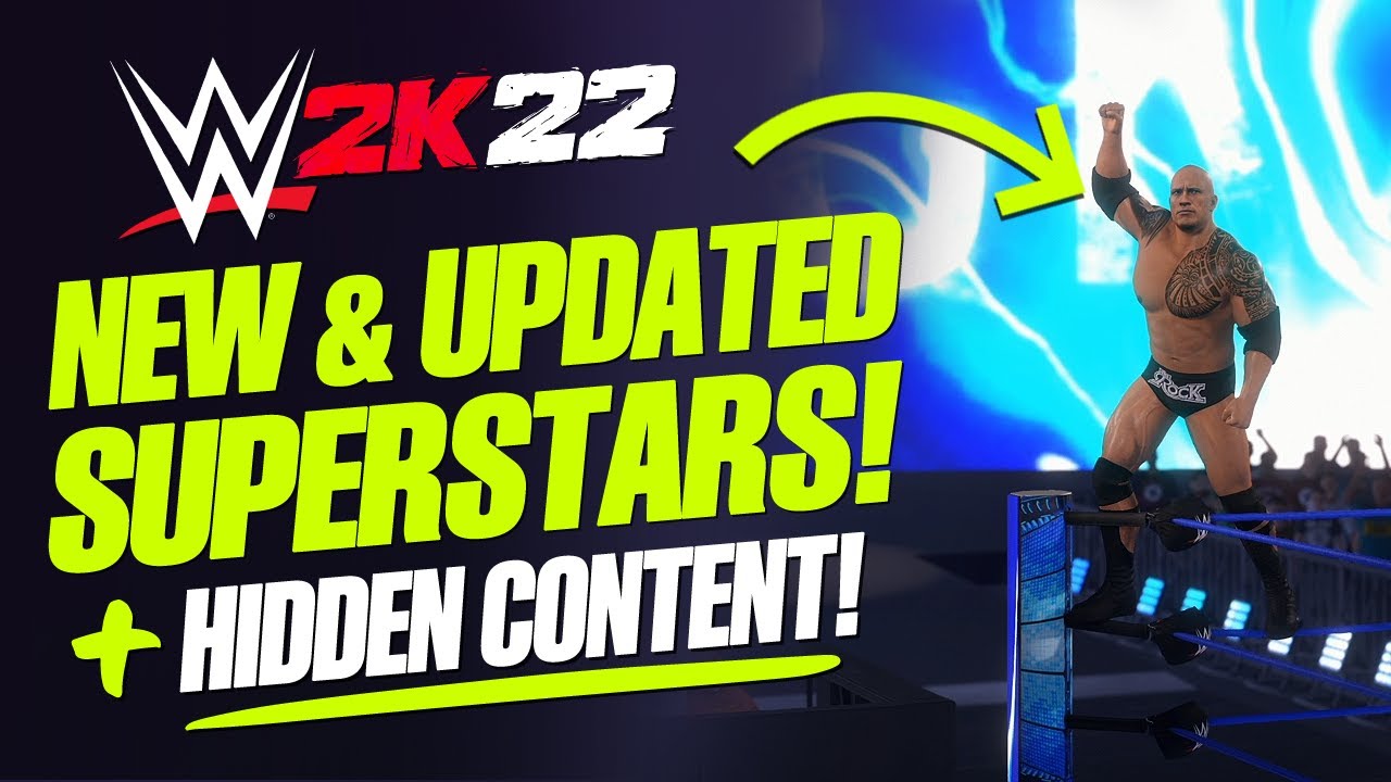 WWE 2K22: Brand New & Updated Superstars! (Plus Hidden Content!)