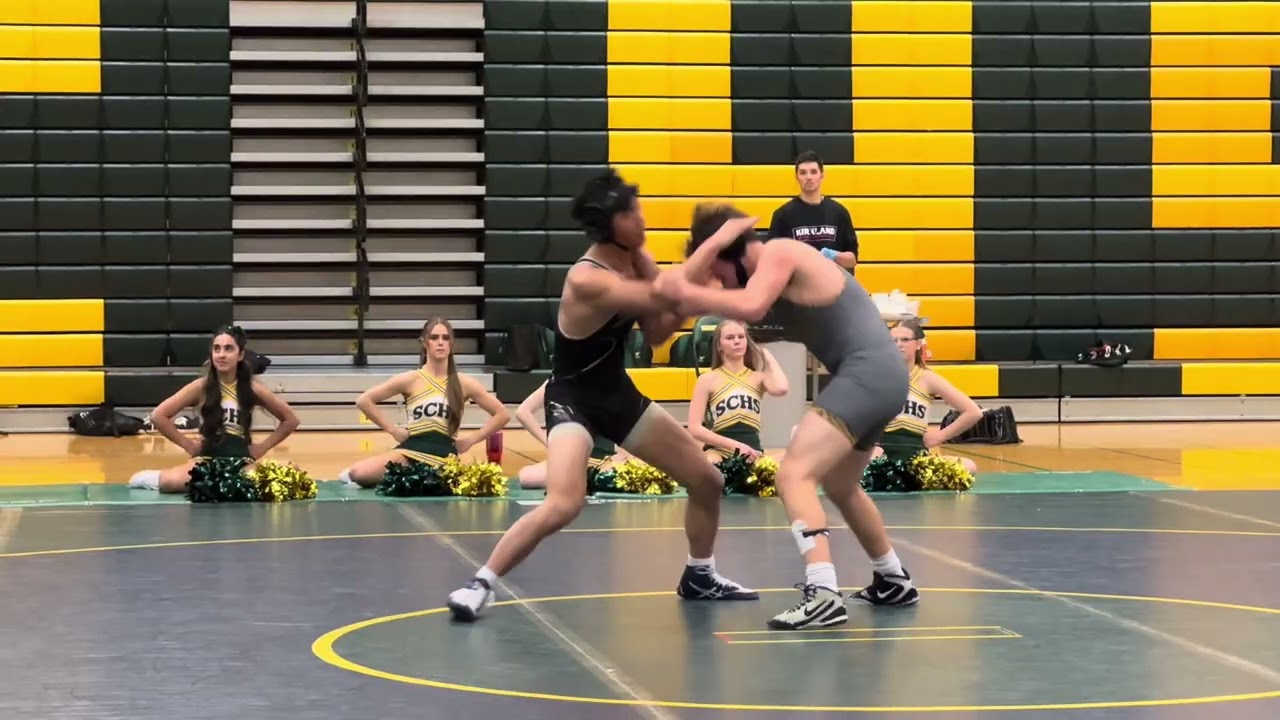 Jared wrestling Shorecrest HS opponent 12/18/25