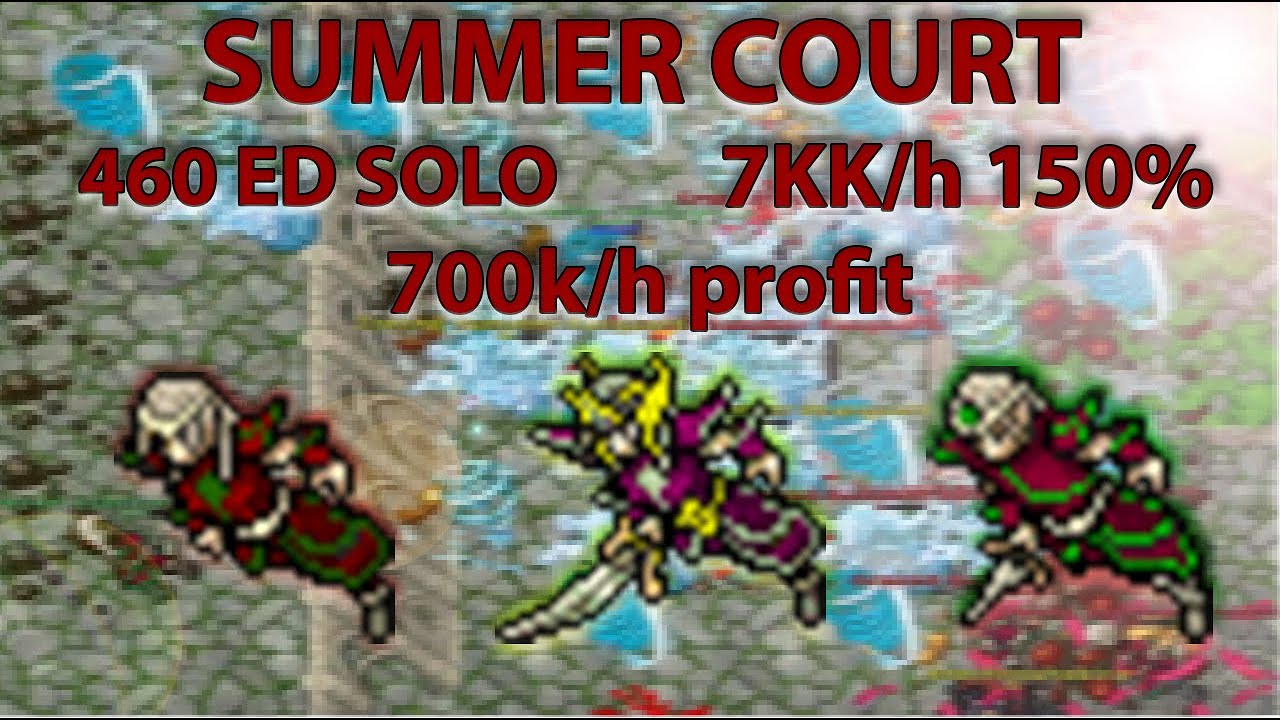SOLO HUNT ED 400+ | Summer Court | 7kk/150% & 600k profit | Best places for mages