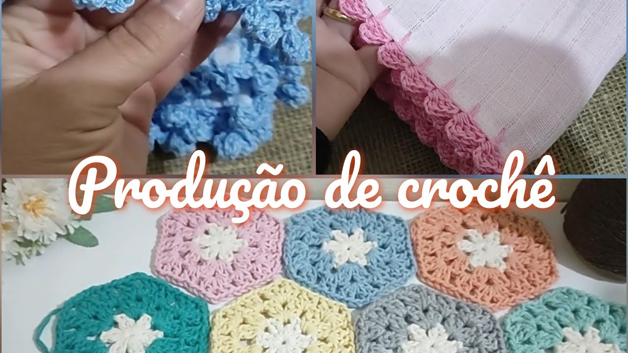 Minha Produção de Crochê (Vlog Semanal) 🧶