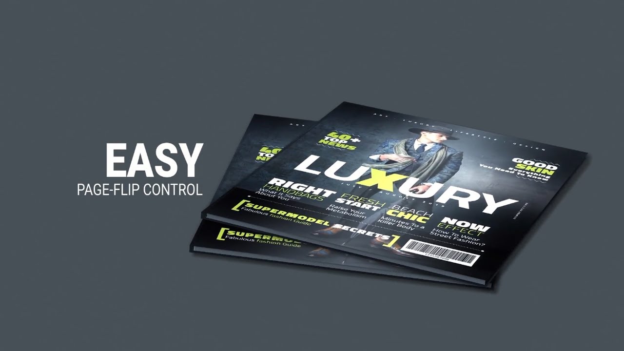 Magazine Mockup Effect Toolkit - After Effects Template