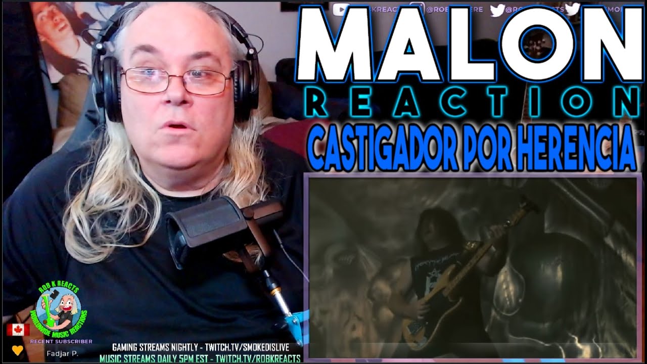 Malon Reaction - Castigador Por Herencia - First Time Hearing - El Regreso Mas Esperado - Requested