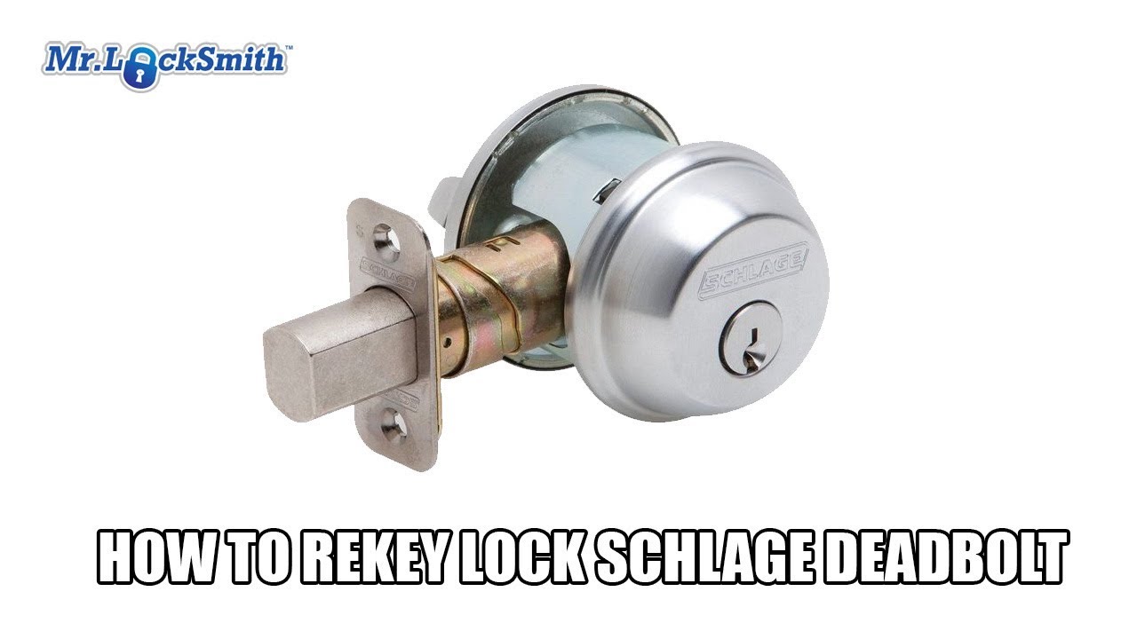 Как перекодировать замок Schlage B660 с засовом | Видео от Mr. Locksmith