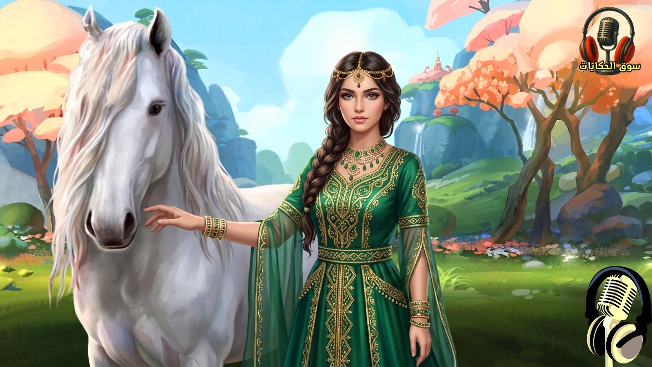 قصة الأميرة والفرس العجوز، من القصص الخيالية المشوقة قبل النوم، ضع السماعات واستمع، سوق الحكايات