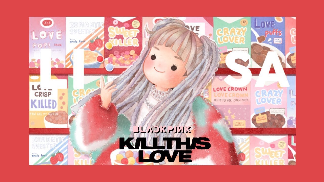 LISA Blackpink speed paint on procreate | FAHFAHS