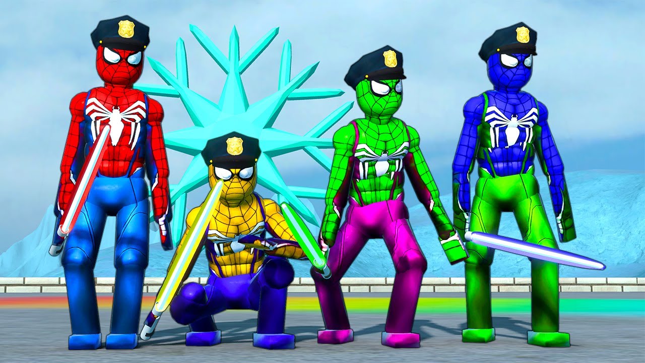 SPIDER-MAN GAME BATTLE NPCs | EPIC RAGDOLL PHYSICS!
